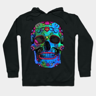 Bright skull for the celebration of the day of the dead - El Día de Muertos Hoodie